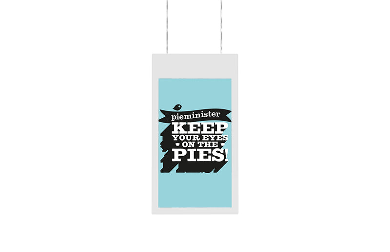 55" Hanging Double-Sided Window Display