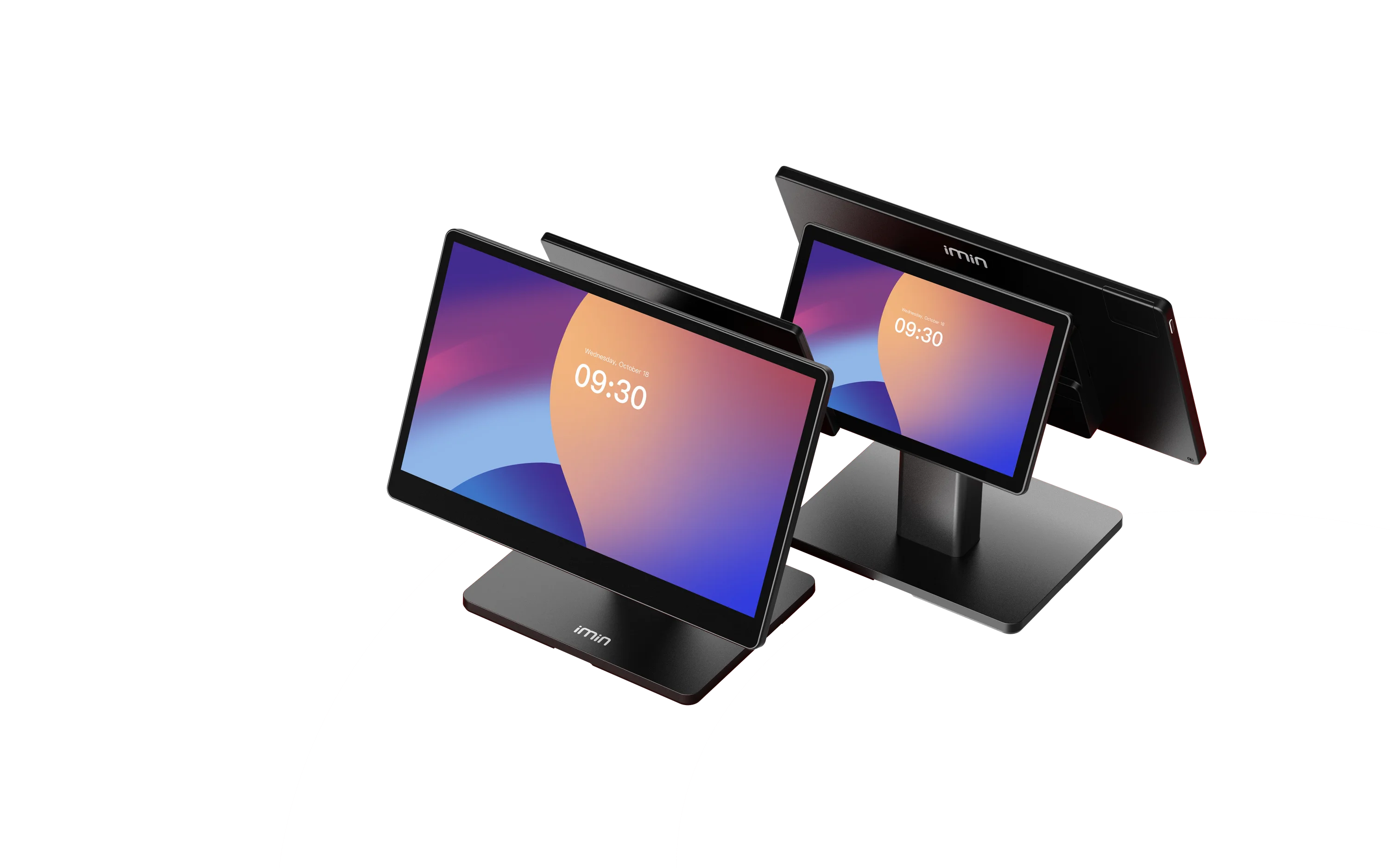 IMIN SWAN 2 PRO ANDROID 15 8-CORE, 2.0GHZ 15.6"FHD+10.1"HD WIFI6 BT NFC 8GB+128GB BLACK