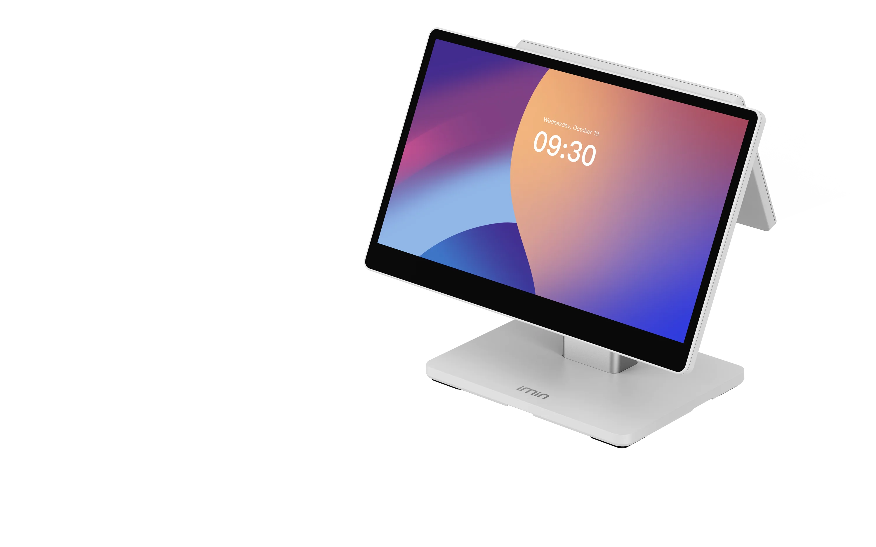 IMIN SWAN 2 ANDROID 13 8-CORE, 2.0GHZ 15.6"HD+10.1"HD WIFI6 BT 4GB+32GB WHITE 2ND TP