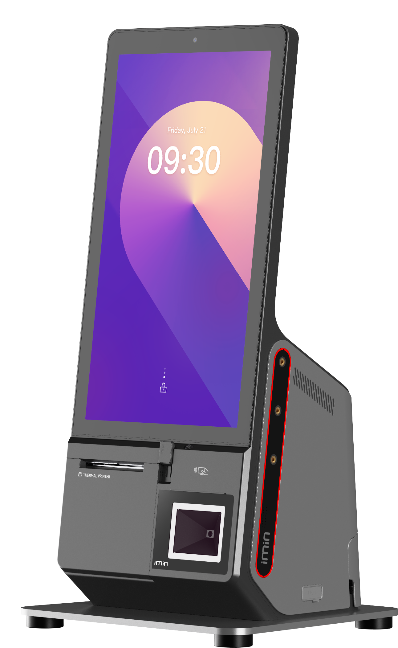 IMIN HERON 1 MINI (RETAIL EDITION) ANDROID 15 8-CORE, 2.0GHZ 15.6" WIFI 6 BT NFC 80MM PRINTER DUAL CAMERA RETAIL SCANNER GMS BLACK 8GB+128GB