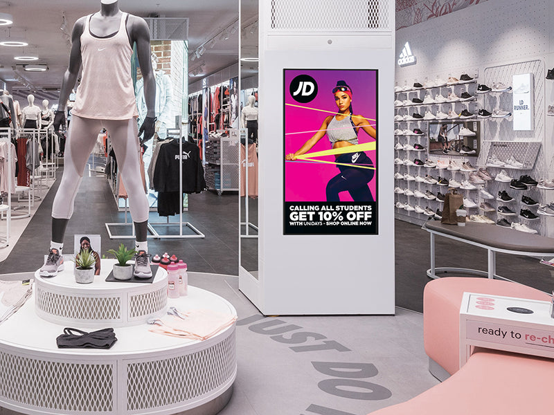 43" HIGH VIBRANCE ANDROID ADVERTISING DISPLAY