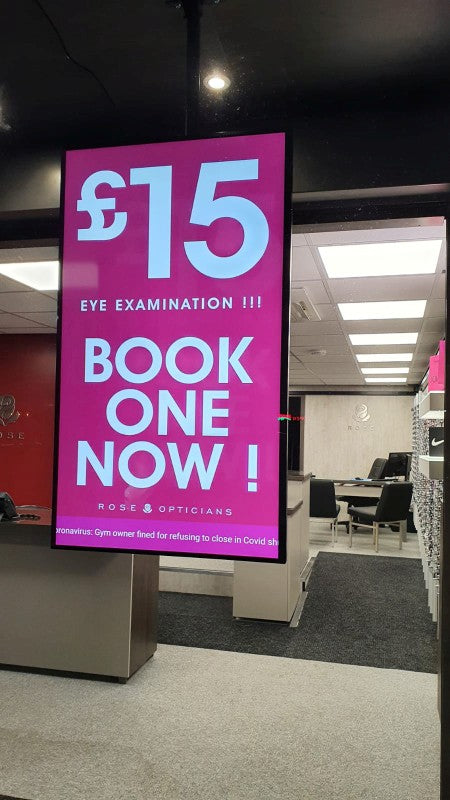 43" HIGH VIBRANCE ANDROID ADVERTISING DISPLAY