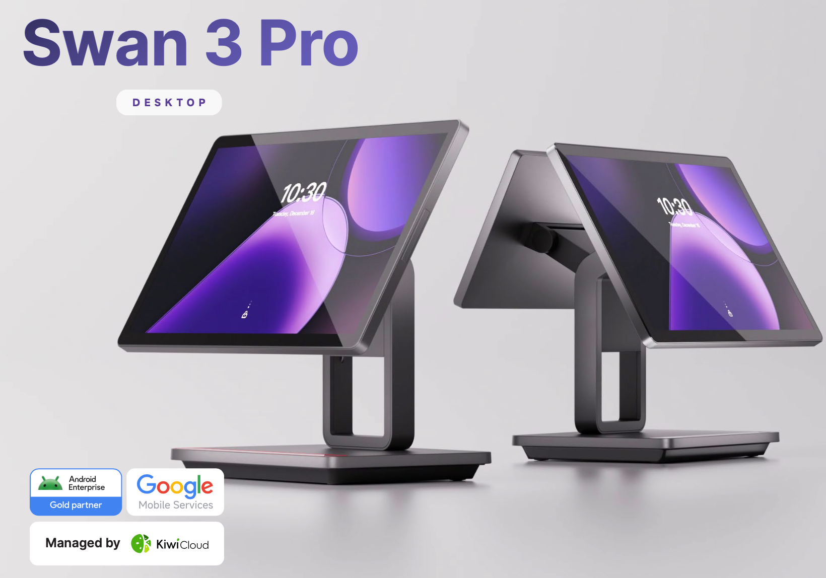 IMIN SWAN 3 PRO ANDROID 15 8-CORE, 2.6GHZ 15.6" WIFI 6E BT GMS GREY 4GB+64GB