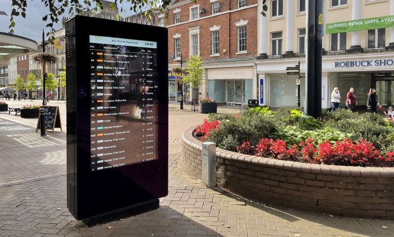 65" FREESTANDING OUTDOOR DIGITAL POSTER