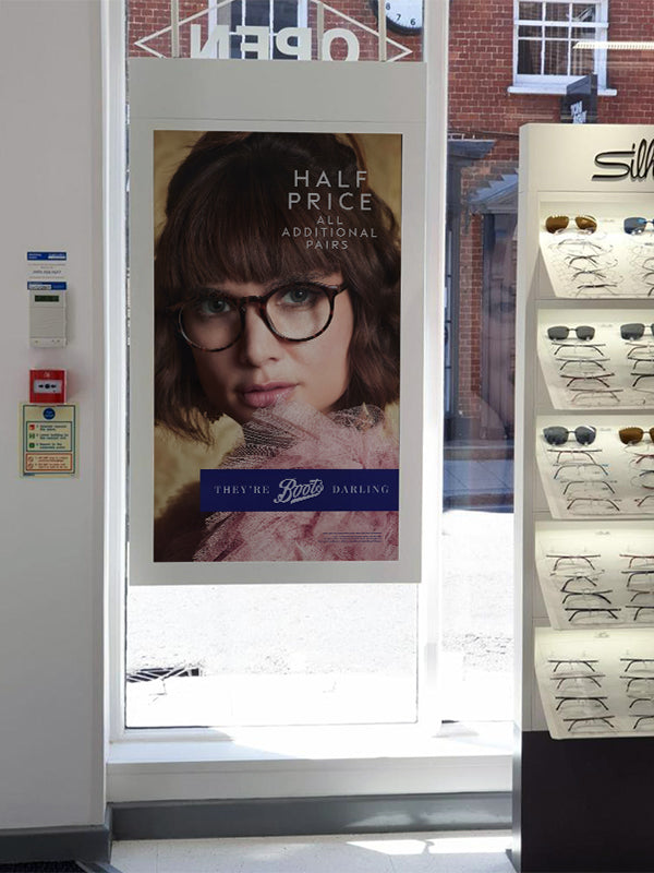43" Hanging Double-Sided Window Display