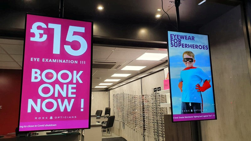 43" HIGH VIBRANCE ANDROID ADVERTISING DISPLAY