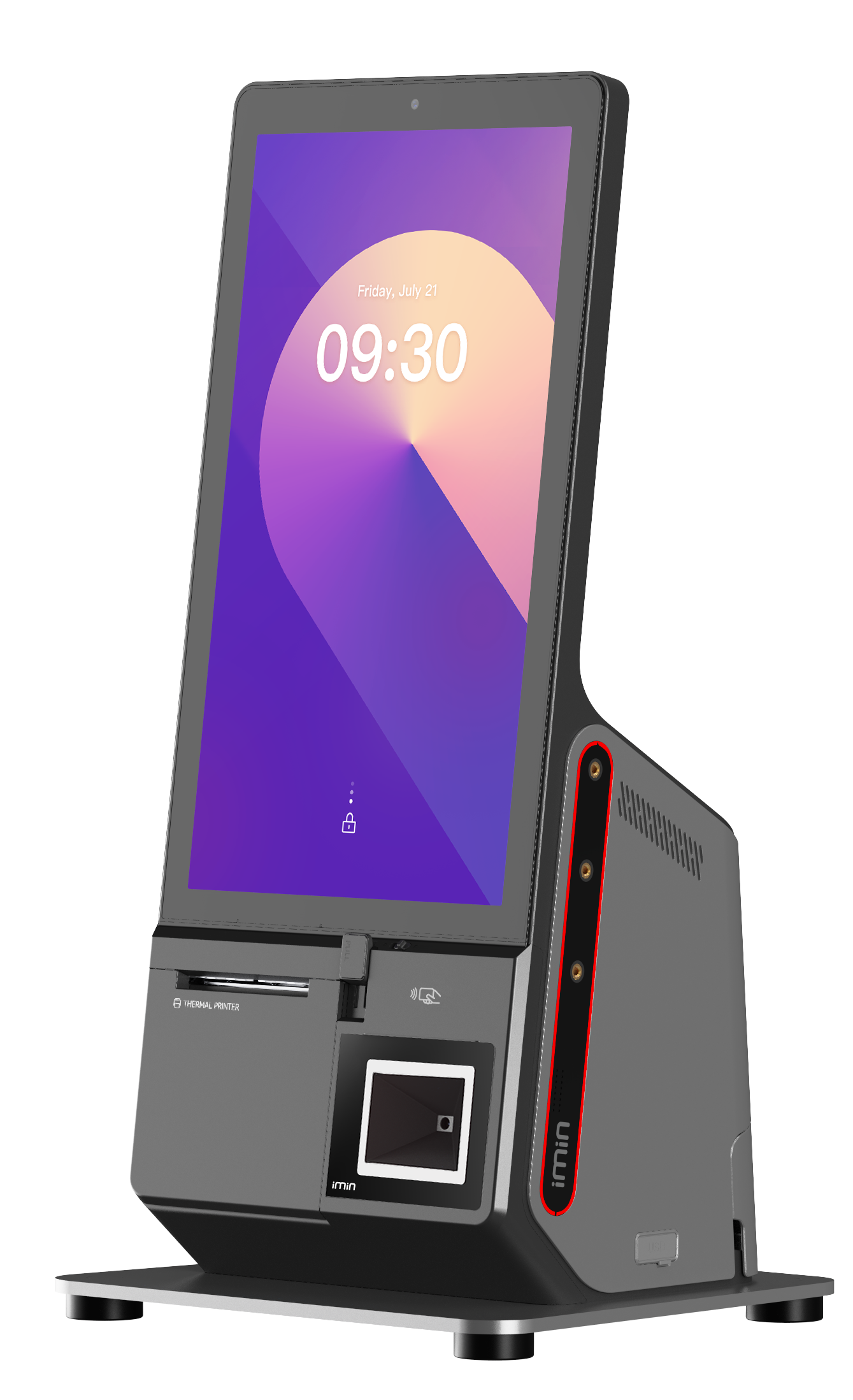 IMIN HERON 1 MINI (RETAIL EDITION) ANDROID 15 8-CORE, 2.0GHZ 15.6" WIFI 6 BT NFC 80MM PRINTER SINGLE CAMERA RETAIL SCANNER GMS BLACK 8GB+128GB