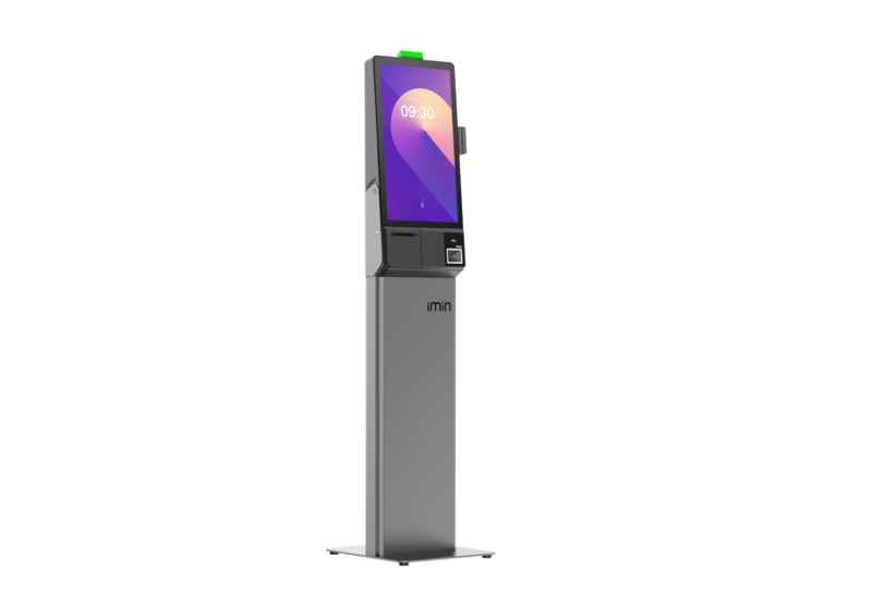 IMIN HERON 1 (RETAIL EDITION) ANDROID 15 8-CORE, 2.0GHZ 23.8" WIFI 6 BT NFC 80MM PRINTER SINGLE CAMERA RETAIL SCANNER GMS BLACK 4GB+64GB