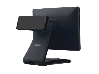 SAM4S S-SERIES 2 LINE DISPLAY BLACK