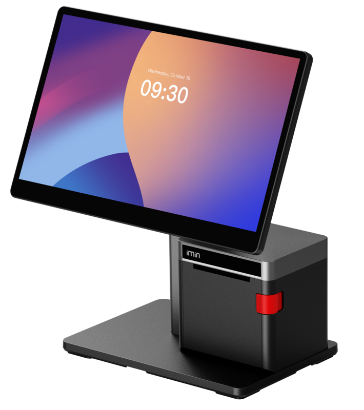IMIN SWAN 2 (PRINTER) ANDROID 13 8-CORE, 2.0GHZ 15.6"FHD WIFI6 BT NFC 80MM PRINTER GMS 4GB+64GB BLACK