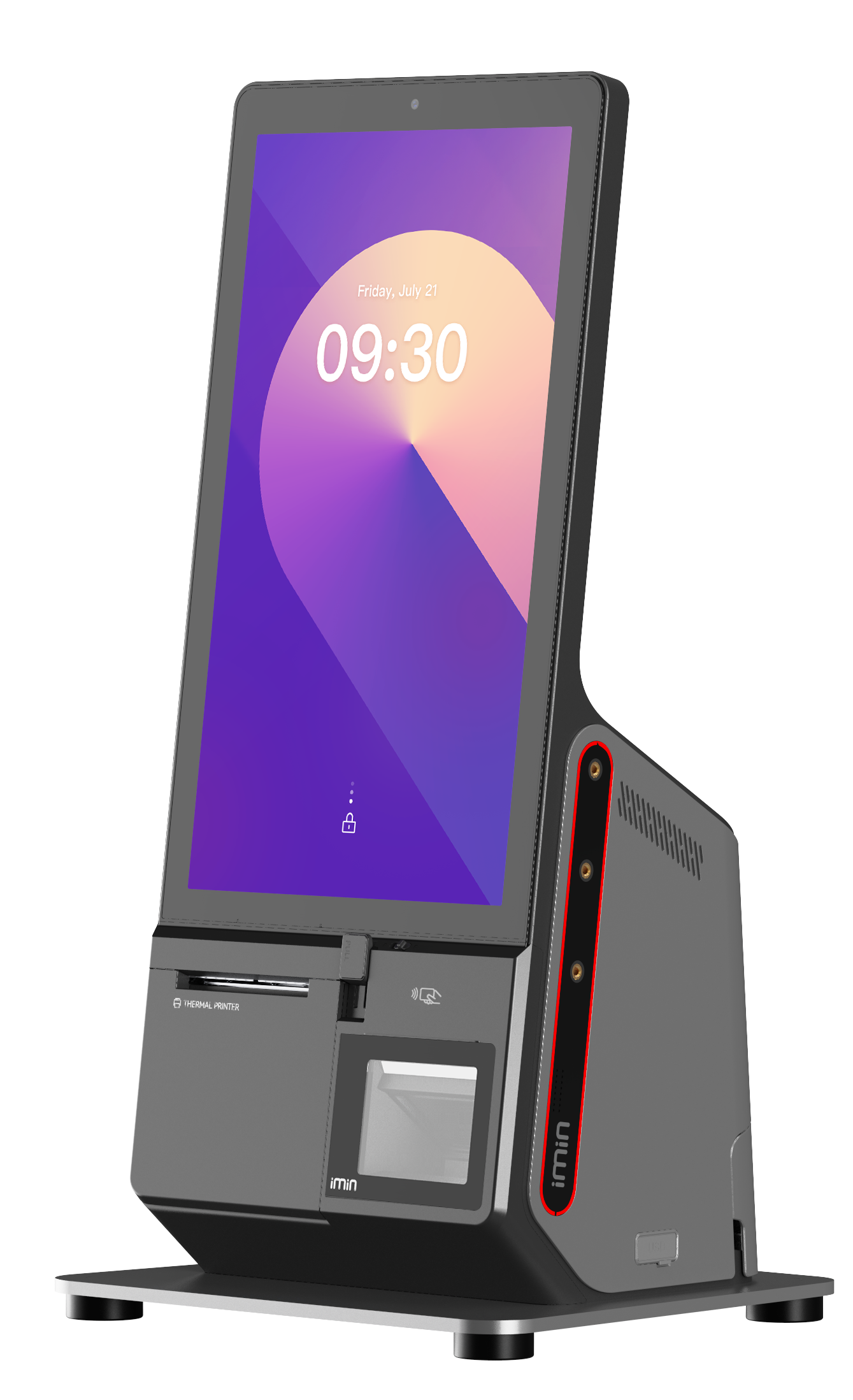 IMIN HERON 1 MINI (RETAIL EDITION) ANDROID 15 8-CORE, 2.0GHZ 15.6" WIFI 6 BT NFC 80MM PRINTER DUAL CAMERA RETAIL SCANNER GMS BLACK 8GB+128GB
