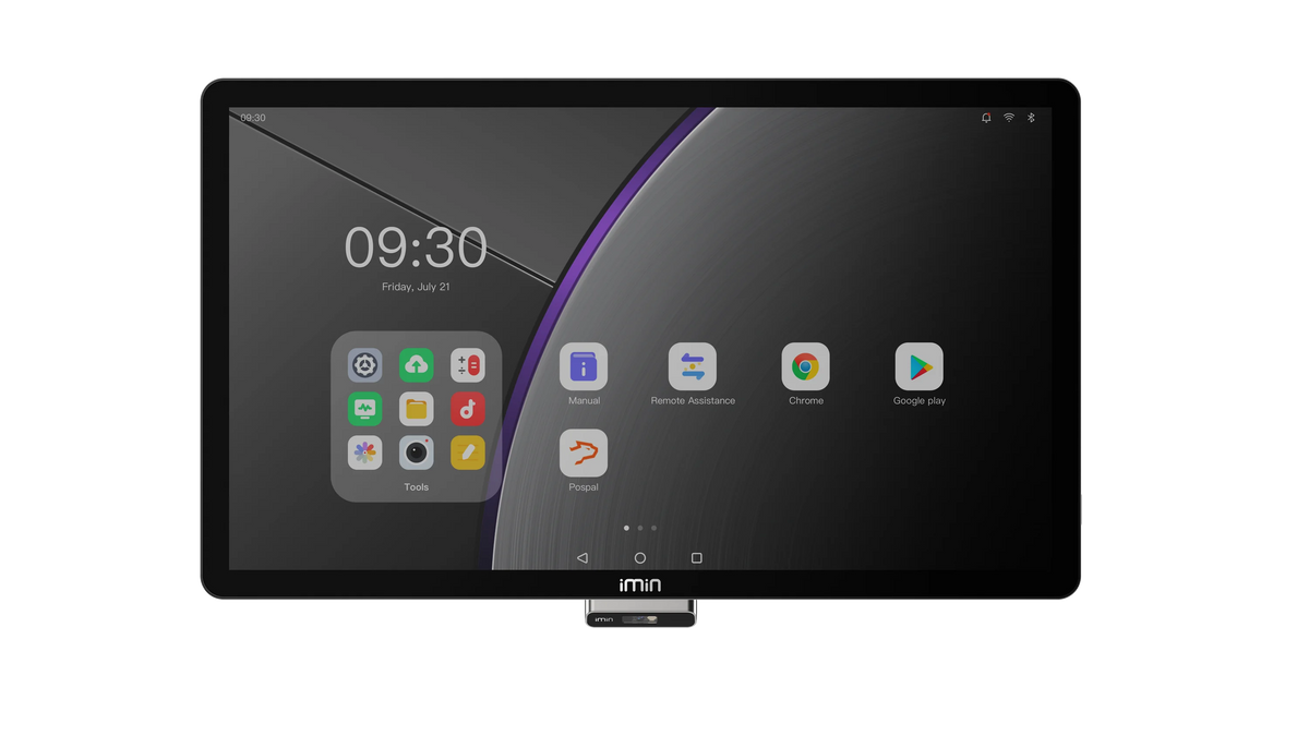 IMIN PENGUIN 1 ANDROID 15, 8 CORE 2.0GHz, 21.5" FHD, WIFI 6, BT/GMS, SILVER, 6GB+64GB