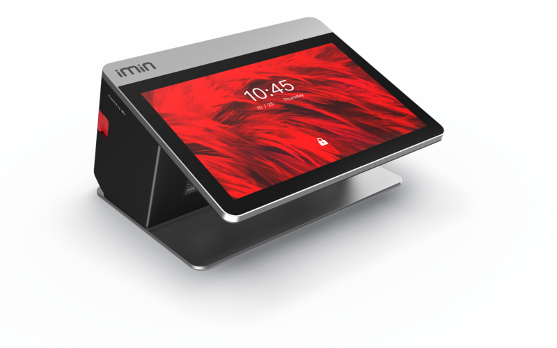 IMIN FALCON 1 ANDROID 11 10.1" SECONDARY 2.4" 8-CORE 2.0GHZ 0.3MP CAMERA 80MM PRINTER WIFI LTE BT GNSS NFC 4GB+32GB BLACK