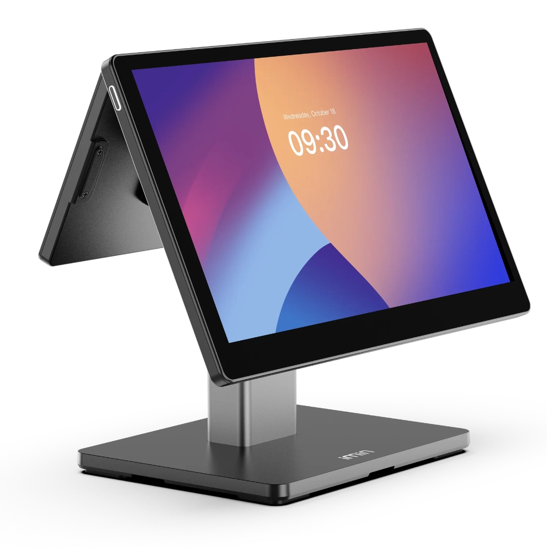 IMIN SWAN 2 ANDROID 13 8-CORE, 2.0GHZ 15.6"HD+10.1"HD WIFI6 BT 4GB+32GB BLACK