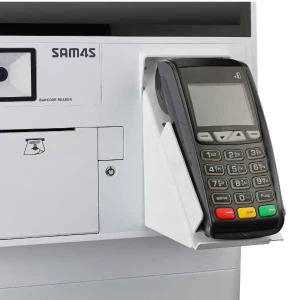 SAM4S KIOSK ASTRA 21.5 EFT BRACKET FRONT WHITE