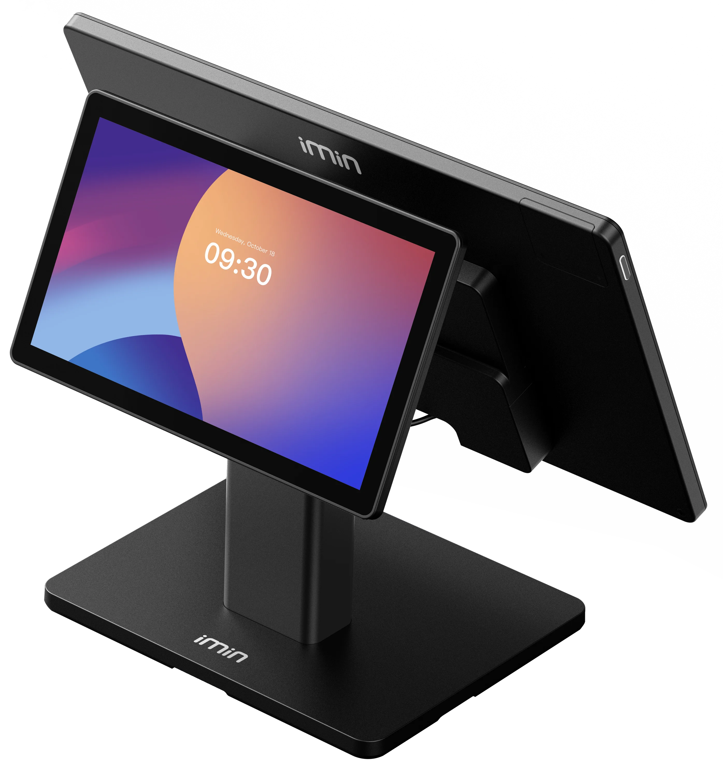 IMIN  SWAN 2  ANDROID 13  8-CORE, 2.0GHZ  15.6"FHD+10.1"HD  WIFI6  BT  NFC  GMS  4GB+64GB  BLACK