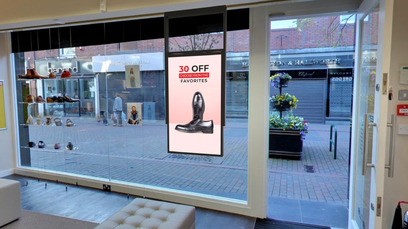 49" Ultra High Brightness Hanging Double-Sided Display [Black]