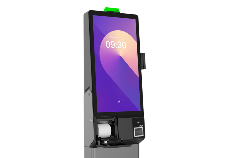 IMIN  HERON 1 (RETAIL EDITION)  ANDROID 15  8-CORE, 2.0GHZ  23.8"  WIFI 6  BT  NFC  80MM PRINTER  SINGLE CAMERA  RETAIL SCANNER  GMS  BLACK  8GB+128GB
