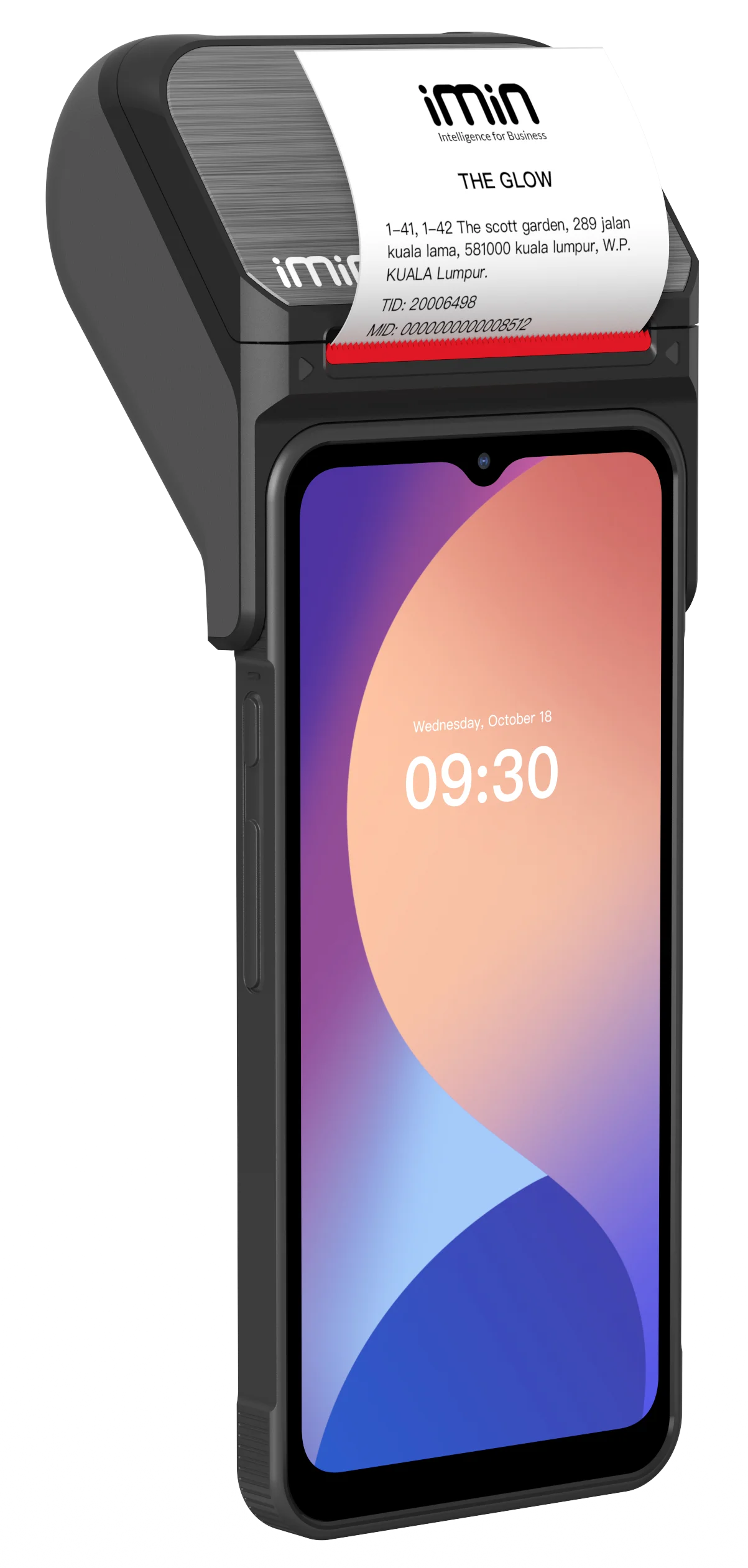IMIN SWIFT 1 PRO ANDROID 13 8-CORE, 2.0GHZ 6.5" LTE WIFI5 BT GPS NFC 0.3MP FRONT CAMERA 5MP REAR CAMERA 7.6V 2500MAH BATTERY BLACK GMS 4GB+32GB