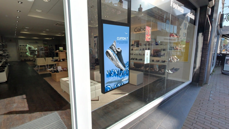 55" Ultra High Brightness Hanging Double-Sided Display [Black]