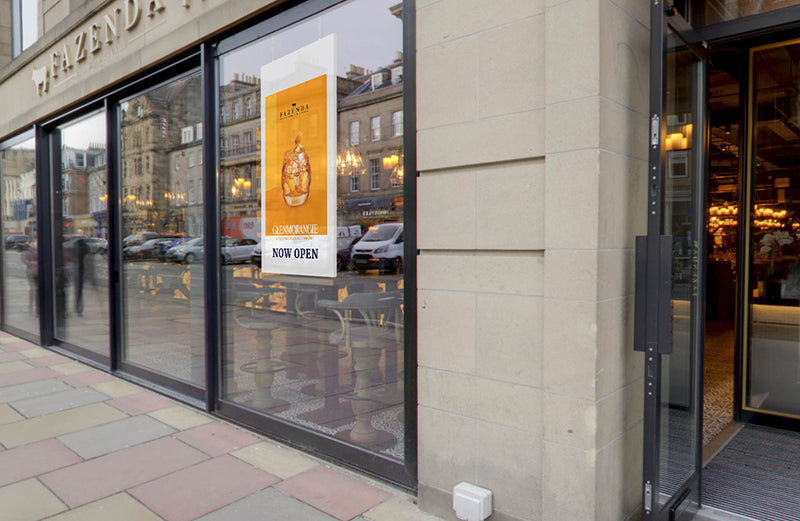 43" Hanging Double-Sided Window Display