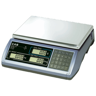 CAS ER-15 PLUS SCALE WITH FLAT PLATE
