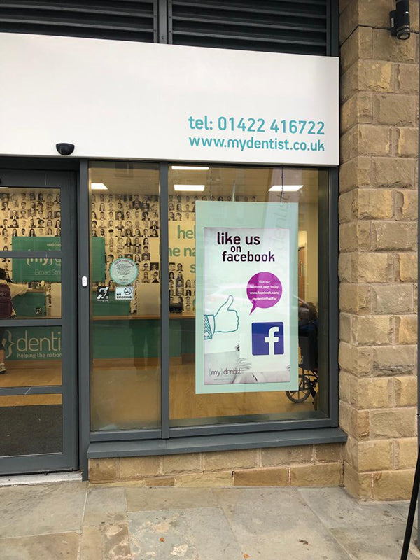 43" Hanging Double-Sided Window Display