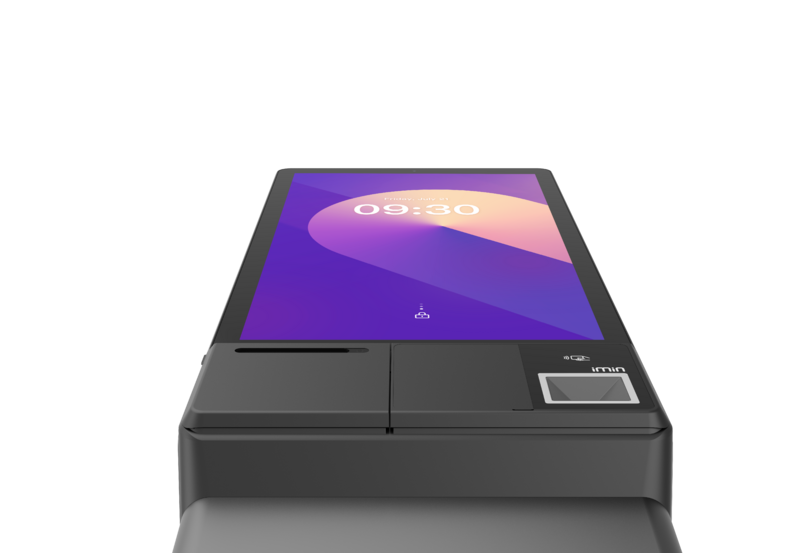 IMIN  HERON 1 (RETAIL EDITION)  ANDROID 15  8-CORE, 2.0GHZ  23.8"  WIFI 6  BT  NFC  80MM PRINTER  DUAL CAMERA  RETAIL SCANNER  GMS  BLACK  8GB+128GB