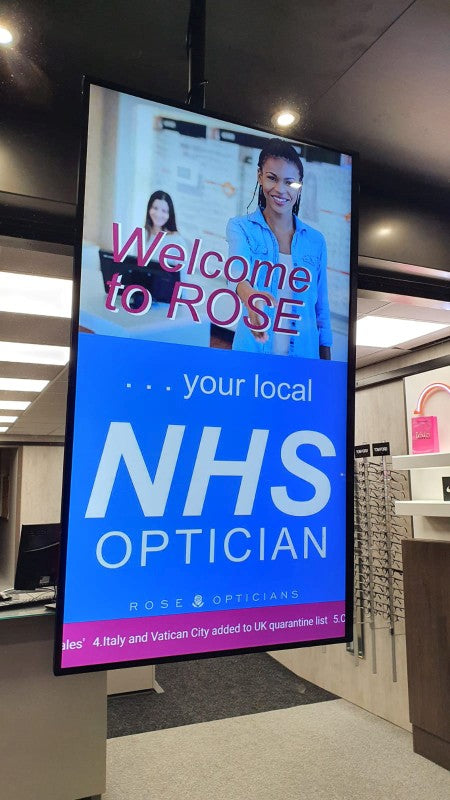 55" HIGH VIBRANCE ANDROID ADVERTISING DISPLAY