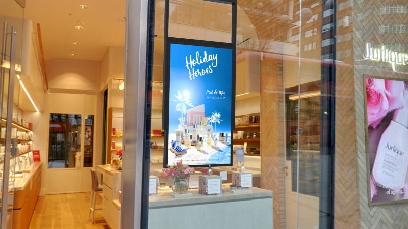 49" Ultra High Brightness Hanging Double-Sided Display [Black]