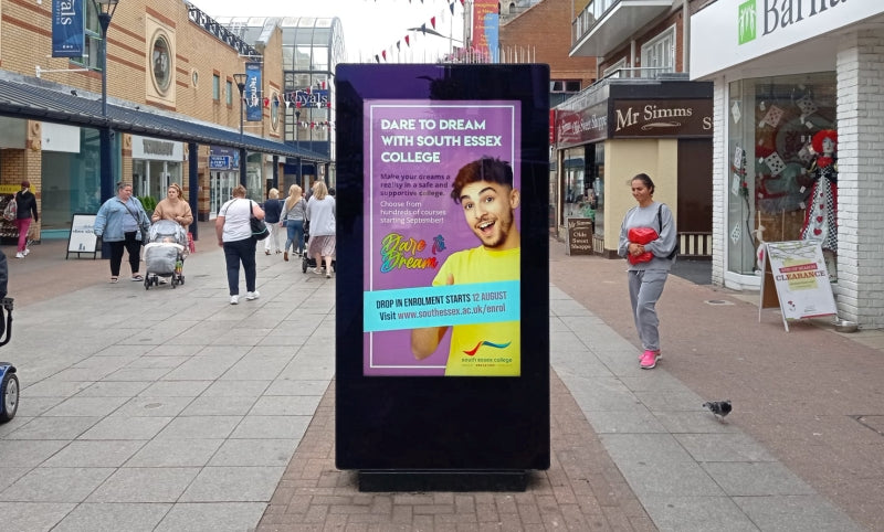 65" FREESTANDING OUTDOOR DIGITAL POSTER