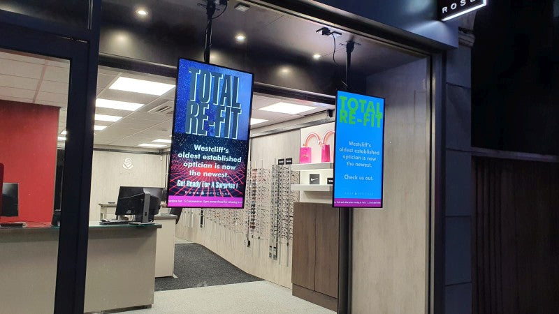 55" HIGH VIBRANCE ANDROID ADVERTISING DISPLAY