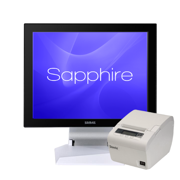 SAM4S SAPPHIRE [WHITE] + ELLIX40SW[WHITE] + DRAWER