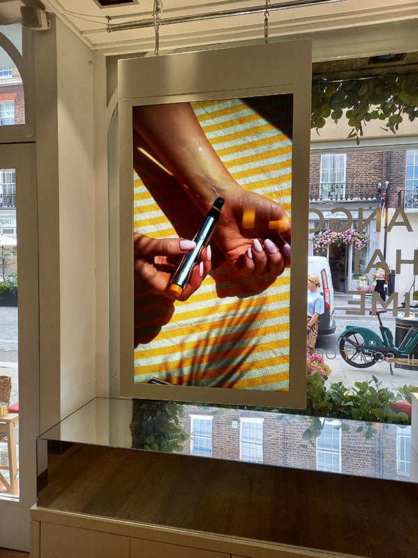 43" Hanging Double-Sided Window Display