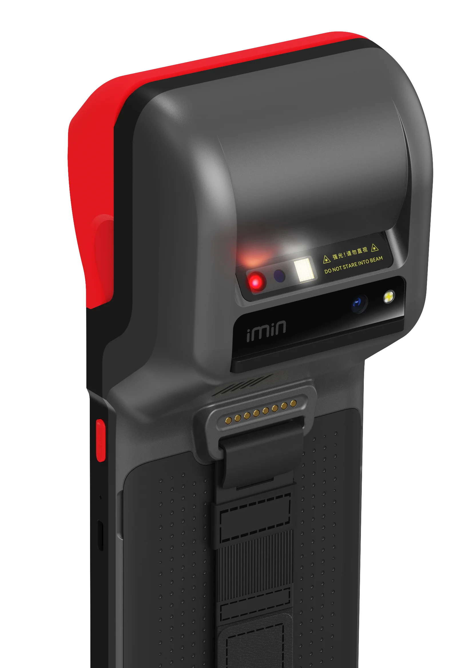 IMIN SWIFT 2 ULTRA ANDROID 13 8-CORE, 2.2GHZ 6.5" 7.7V 3350MAH BATTERY 5MP REAR CAMERA LTE WIFI BT GNSS 58MM PRINTER 4GB+64GB RED NFC FINGERPRINT ZEBRA SCANNER HAND STRAP ESIM PSAM GMS