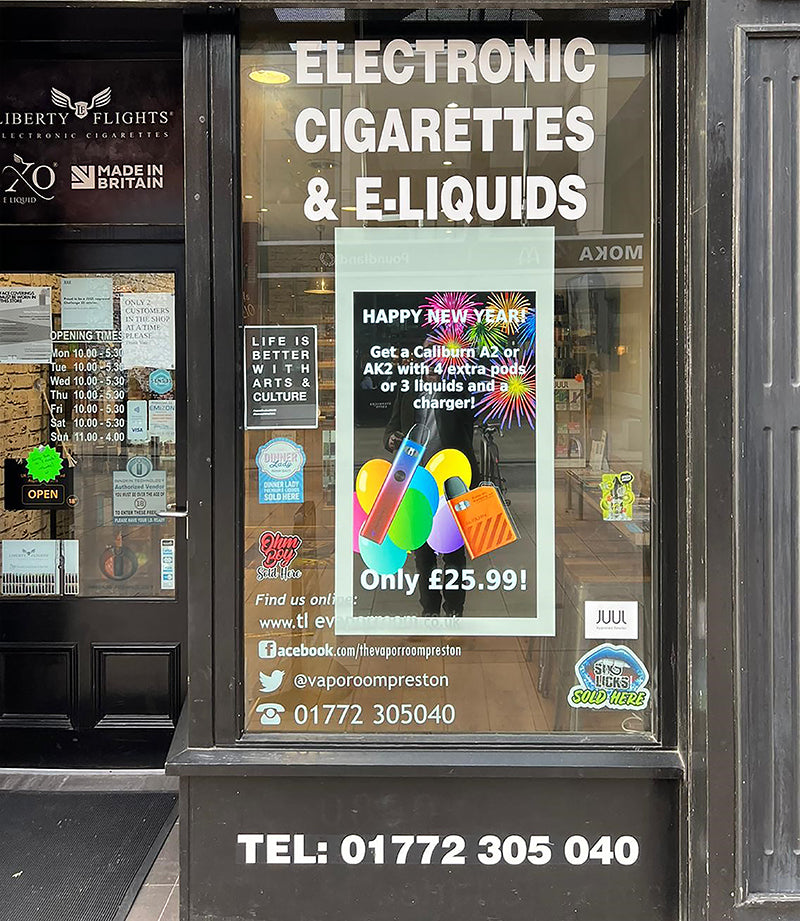 43" Hanging Double-Sided Window Display